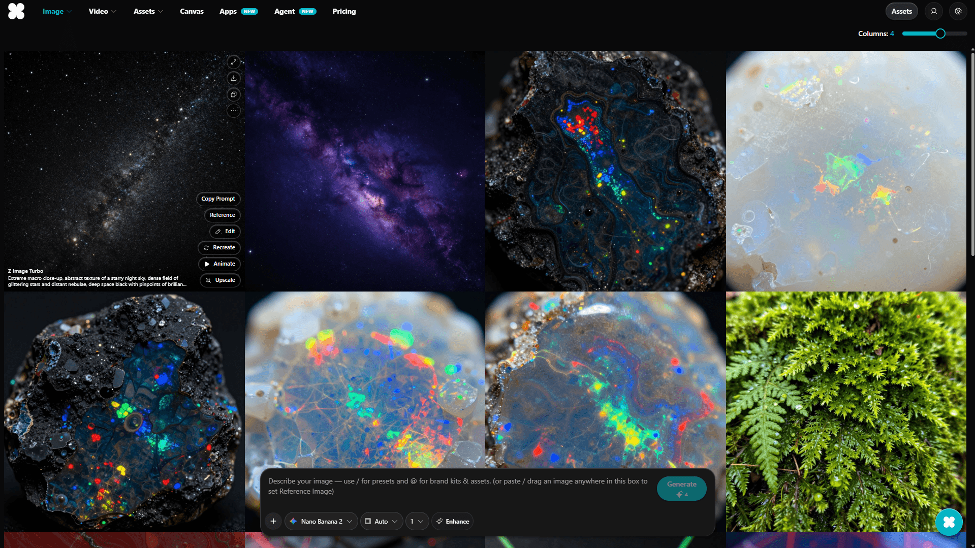 Presence Studio generator UI screenshot